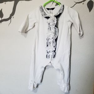 Baby Guess Flowers and lace pajamas